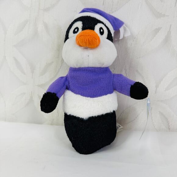 5 for $25| Kelly Toys Animal Pals Christmas 7"  Penguin Plush NWT - Picture 5 of 6